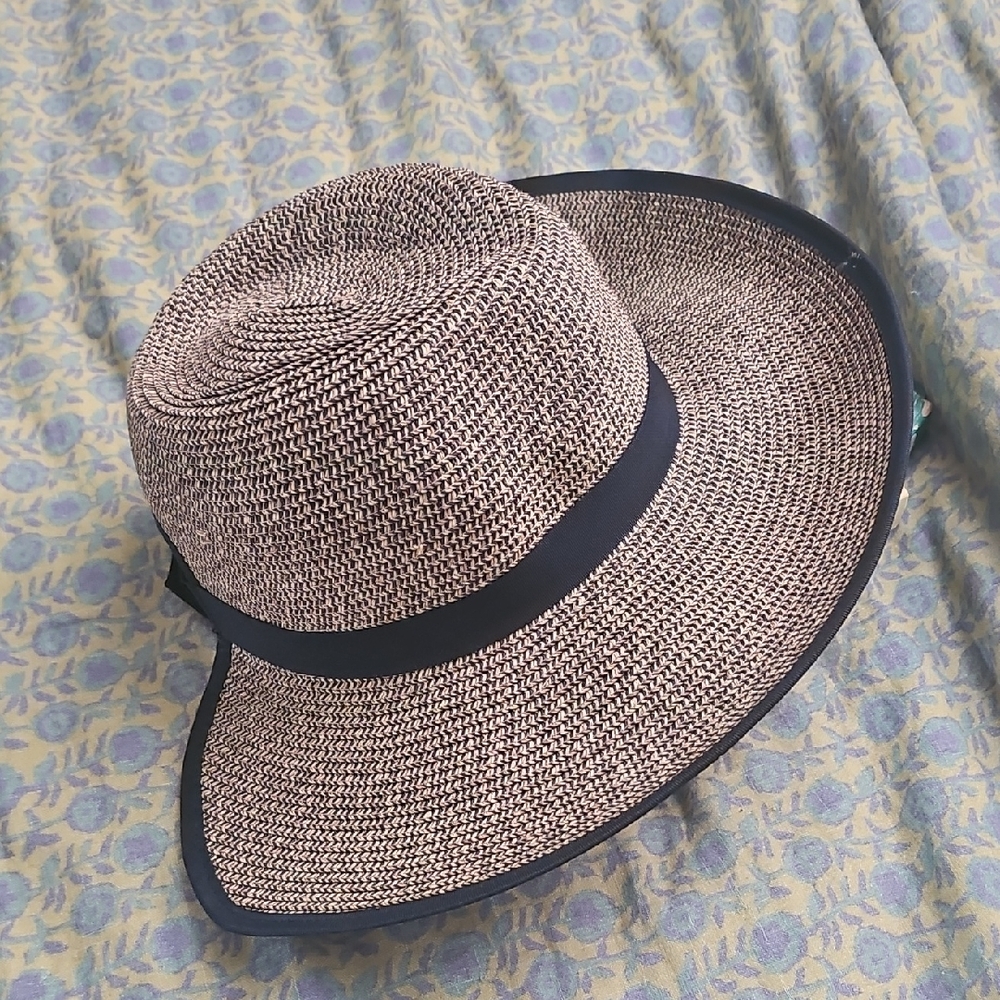 San Diego Hat Company Tan and Black Fedora - Picture 3 of 5